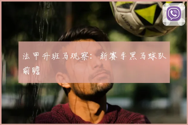 法甲升班马观察：新赛季黑马球队前瞻